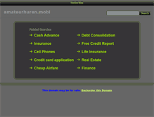 Tablet Screenshot of amateurhuren.mobi